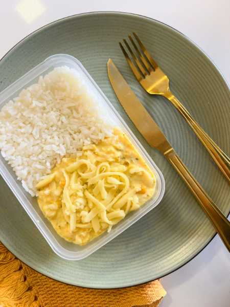 Fricassê De Palmito Com Arroz Branco (350G)