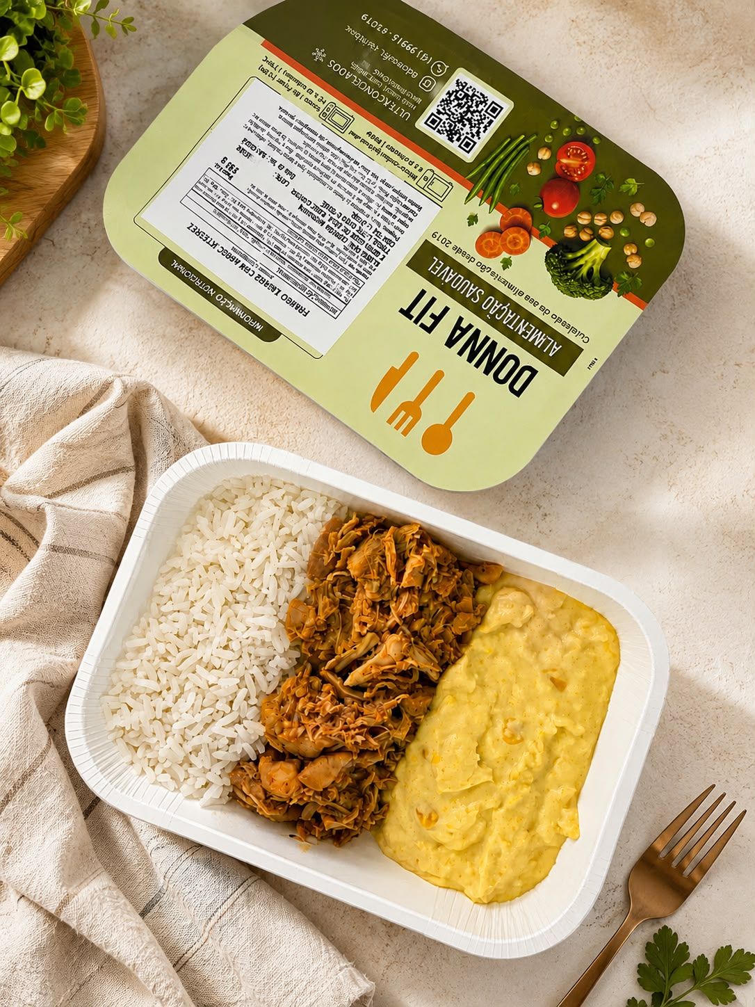 Sobrecoxa Com Creme De Milho (350G)